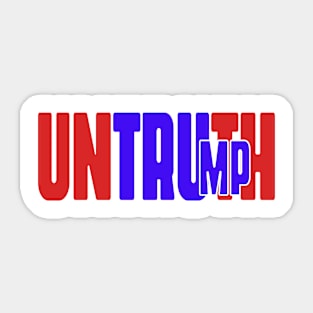 Untruth Trump Sticker